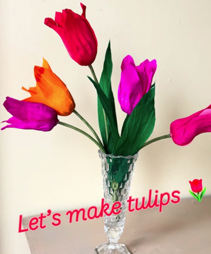 paper tulips